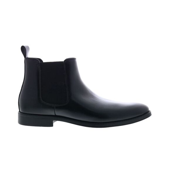 Rush By Gordon Rush Mens Chelsea Boot Black Boots (NWT) - Picture 1 of 7